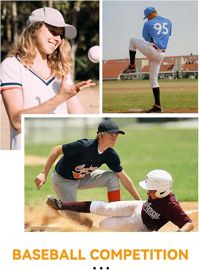 Zando Unisex Classic Baseball Caps Adjustable Sports Hats Outdoors Cotton Baseball Hat Cute Preppy Hat Golf Running Dad Hat