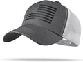 American Flag Trucker Hat - Snapback Hat, Baseball Cap for Men Women - Breathable Mesh Side, Adjustable Fit - for Casual Wear