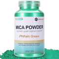 Mica Powder, 7.05OZ（200g）, Phthalo Green Mica Powder Pigment by CHANGTIKEJIWelcomeYouOrder