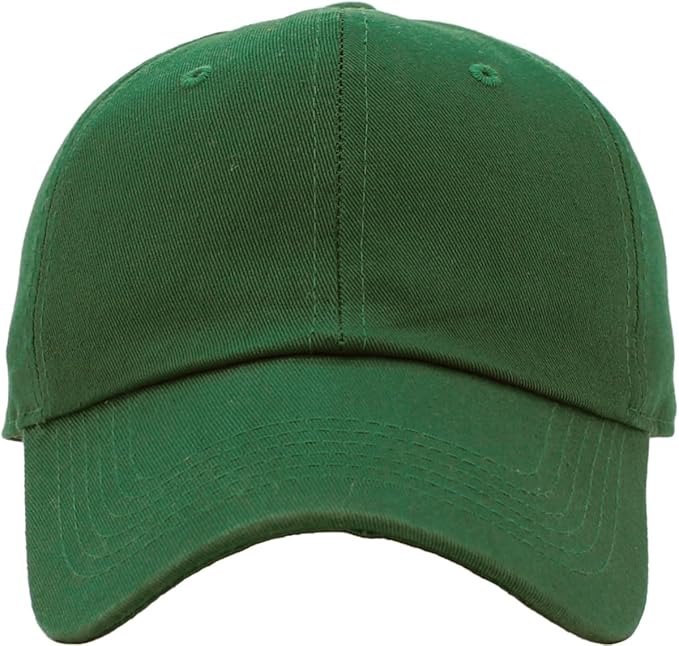 KBETHOS Classic Unisex Cotton Adjustable Low Crown Baseball Cap – Plain Dad Hat