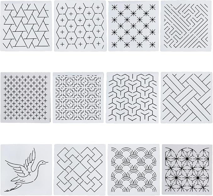 FREEBLOSS Embroidery Stencils by FreeandCreativeCraftsArt
