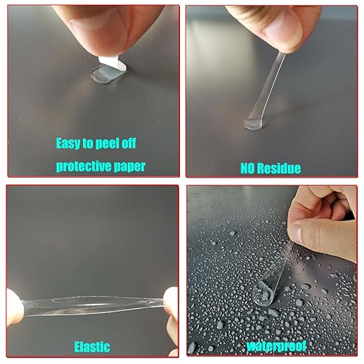 180 Pcs Sticky Tack Poster Stickers, Double Sided Sticky Round Clear Stickers - Image 3