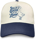 Funny Goose Hat Silly Goose On The Loose Hat Men Baseball Hats Funny Cap