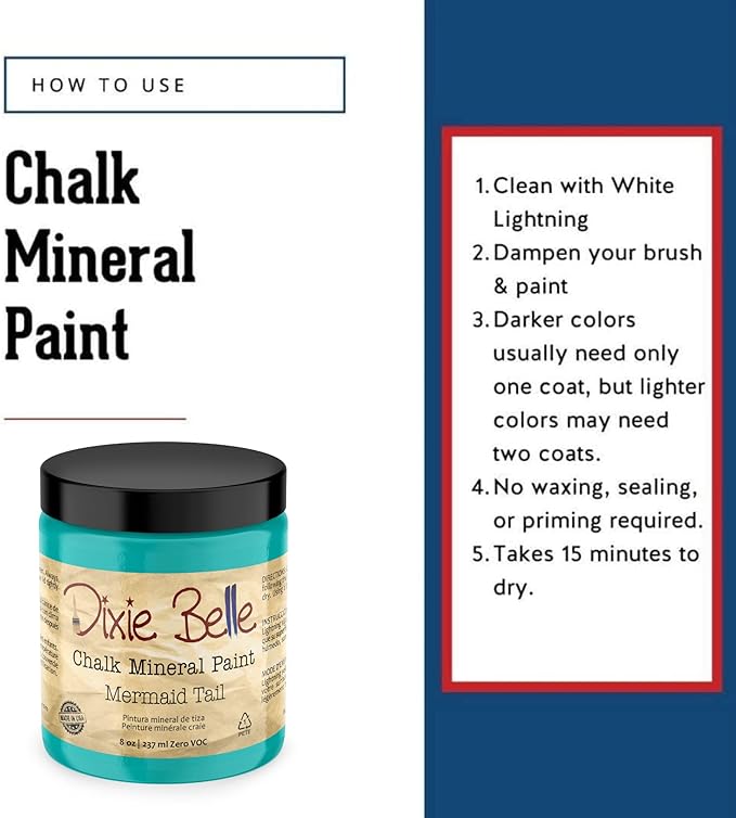 Dixie Belle Paint Company Chalk Finish Furniture Paint - Image 3