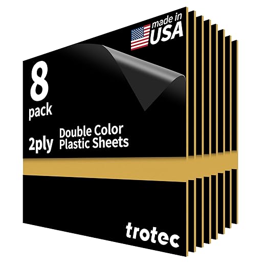 Trotec TroLase | 12"x12"x1/16", Guillotine | Made in USA by TrotecEngravingSupplies