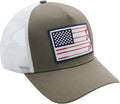 American Golf USA Flag Trucker Hats Lucky Golfing Mens Cap Embroidered Patch Mesh Back Snapback Hat - Great Gifts for Golfer
