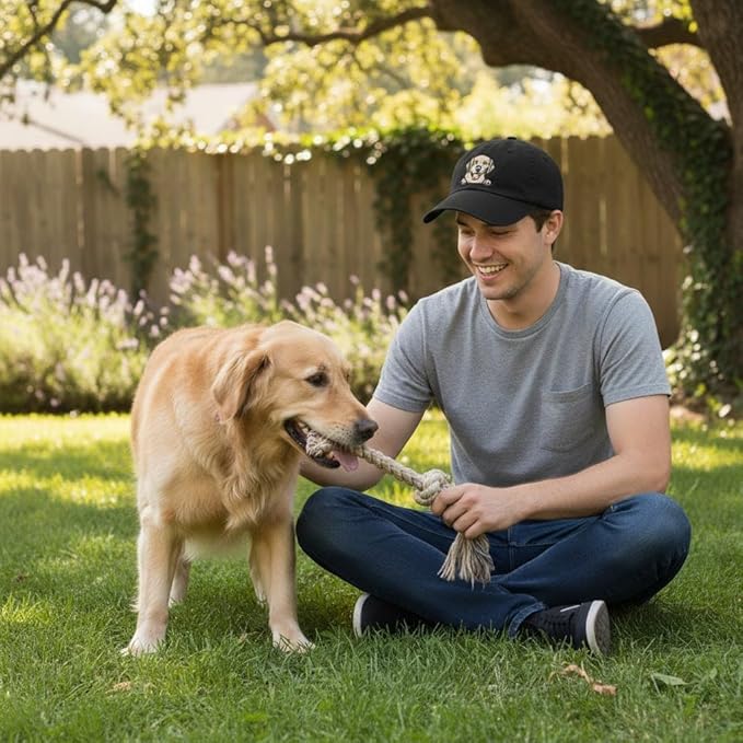 Pet Dog Lover Gifts,Embroidered Dog Baseball Hats for Men Women Dad Mom