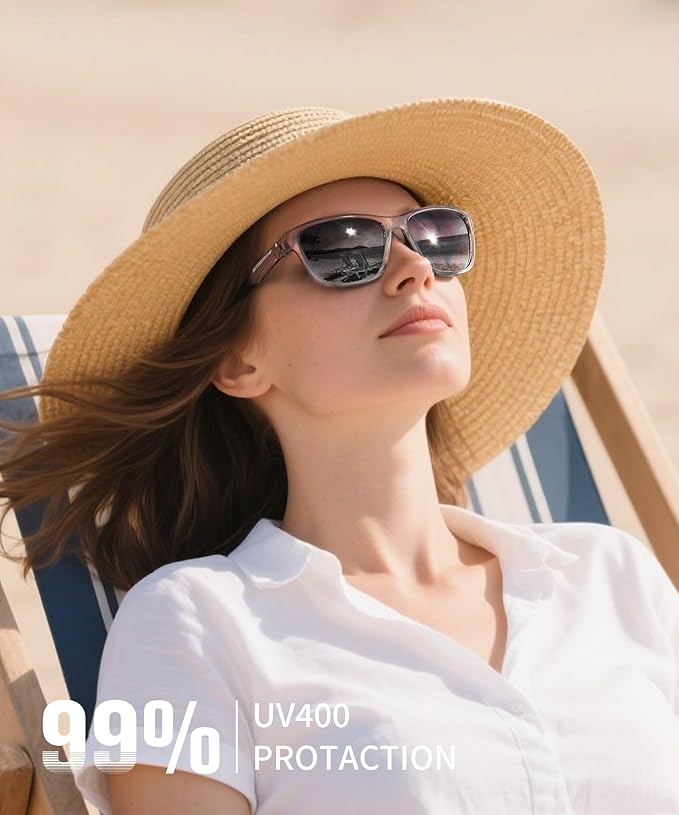Polarized Running Sunglasses for Women Mens Sun Glasses for Cycling Fishing Driving Golf UV Protection