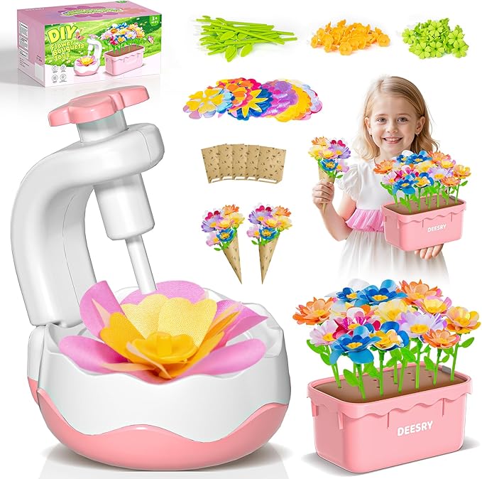 Deesry Fabric Flower Bouquets Toys, Storable Flower Making Kit by Unknown