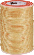 uxcell Round Leather Sewing Waxed Thread, 55m / 60 Yards Wax Polyester String by uxcell