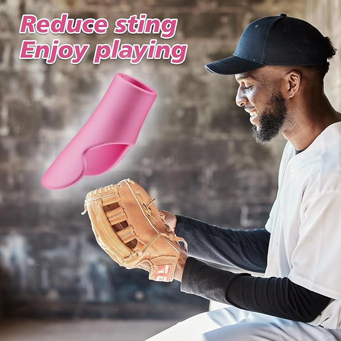 Catcher's Thumb Shield Baseball Thumb Guard for Baseball & Softball Catchers Thumb Protector for Baseball Catcher Gear Training Aid Catcher Accessories Reduce Sting
