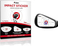 Golf Impact Tape - High-Resolution Strike Stickers for Iron, Wood & Fairway Clubs, Non-Residue, Swing Training Aid Impact Labels