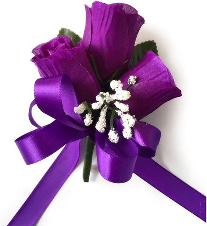 VATIN Double Face Bright Purple Satin Ribbon 3/8" Continuous 50 Yards, Gift - Image 7