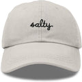 DALIX Salty Embroidered Cotton Beach Baseball Cap Adjustable Dad Hat Womens