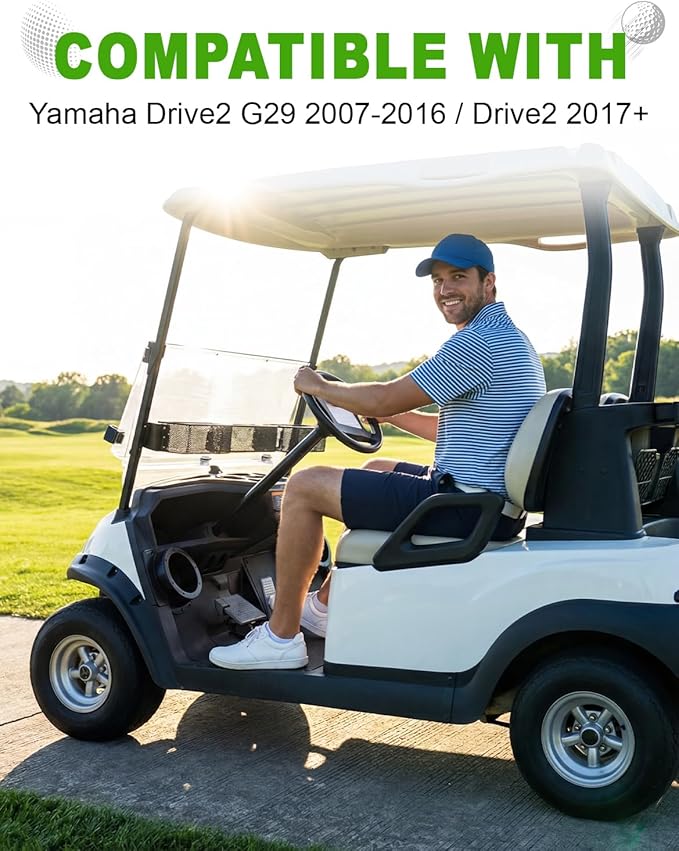 Golf Cart Front Inner Basket for EZGO TXT RVX VALOR Yamaha G29 Drive2 G16-G22 Club Car DS Tempo Modular Mesh Storage Tray Organizer for Extended Space (Yamaha G29 2007-2016)