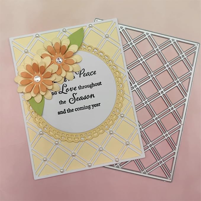 Cutting Dies Metal Stencils Scrapbooking Tools Flowers Lace Frame DIY Embossing by AMMSOCHY