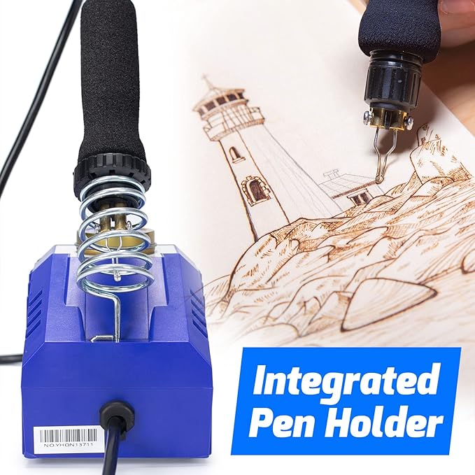 WEP 939D-V Wood Burning Kit 250-750℃/482-1382℉Adjustable Wood Burning Tool - Image 4