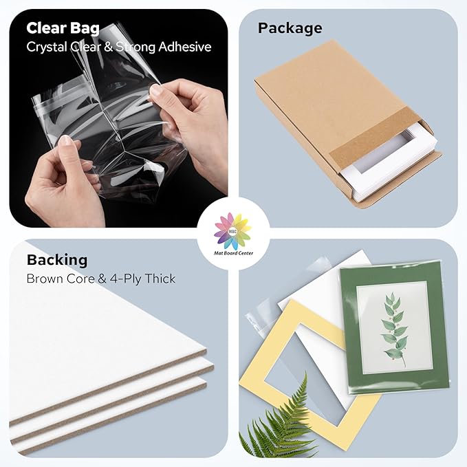 Mat Board Center, 11x14 for 8x10 Mix Color Mat Kit - Image 4