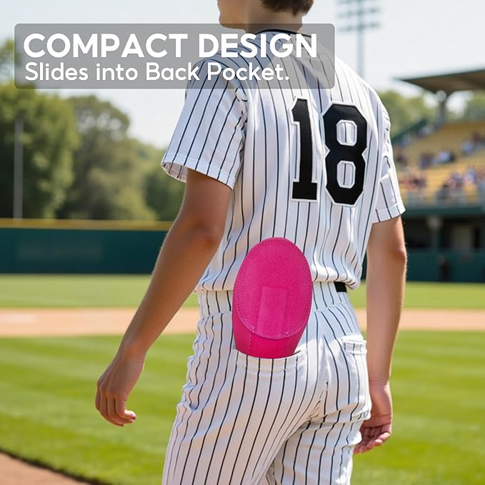 Baseball Sliding Mitt, Youth Ages 6-12 & Teens Adults 12+, Sliding Glove Hand Guard for Baserunning, Hard Shell Ambidextrous Left/Right, Baseball/Softball Compatible, Drip Style