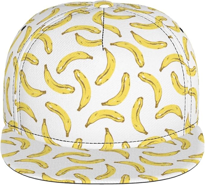 Fashion Snapback Hat for Men Women, Hip Hop Style Baseball Cap Flat Bill Hats Adjustable Trucker Sun Hat