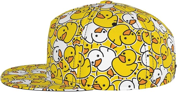 Fashion Snapback Hat for Men Women, Hip Hop Style Baseball Cap Flat Bill Hats Adjustable Trucker Sun Hat