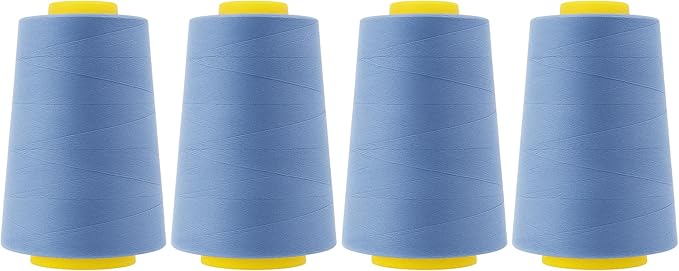 Mandala Crafts 4 Pack of Serger Threads Cones Spools by MandalaCrafts