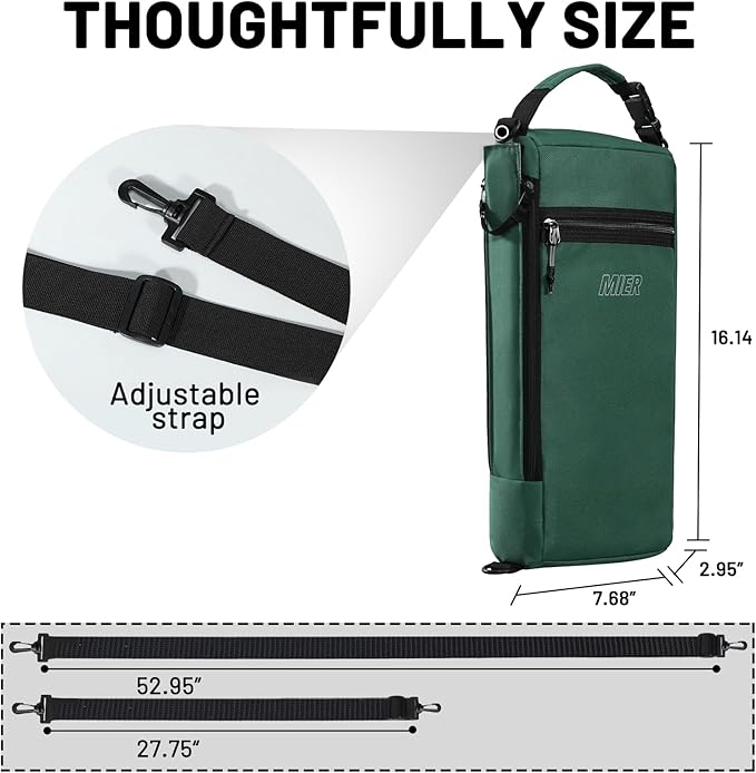 MIER Golf Bag Cooler Insulated Soft Cooler Bag Golf Accessories for Men 9 Cans Portable Beer Cooler Sleeve for Picnic Beach Outdoor Activities