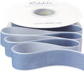 Ribbli Dusty Blue Velvet Ribbon 1 Inches Continuous10 Yard Spool Blue Christmas by Ribbli