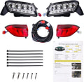 DRIVE UP Club Car LED Tempo Light Kit for Club Car Tempo Golf Carts, Golf Cart LED Headlight and Tail Light with Harness Kit for Tempo Gas and Electric Golf Carts