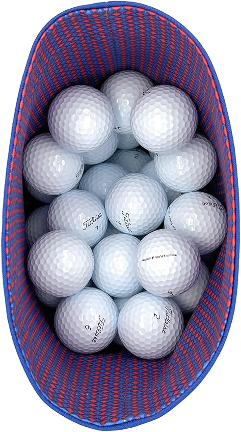 Golf Ball Practice Bag with Drawstring - 4 Dozen Ball Capacity Pouch for Chipping, Putting, & Driving Range | Durable Fairway & Range Accessories Organizer