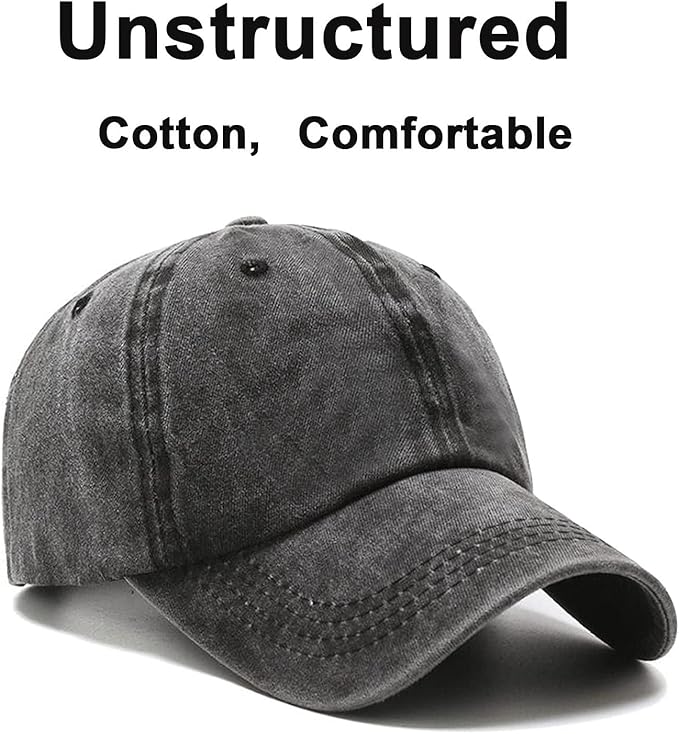 NPJY Baseball Cap Golf Dad Hat Adjustable Original Classic Low Profile Cotton Hat Unconstructed Plain Cap Men Women
