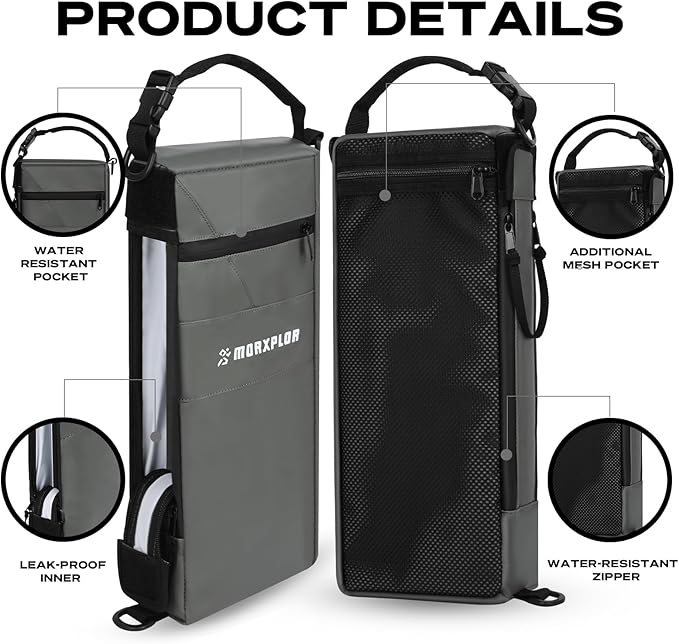 Golf Cooler Bag - 6 Can Insulated Beer Sleeve Soft Cooler,Golf Cart Accessories,Golf Club Bag Accessories