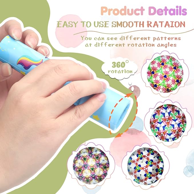 Yunsailing 30 Pcs Classic Kaleidoscopes Party Favors Vintage Mini Kaleidoscope - Image 3