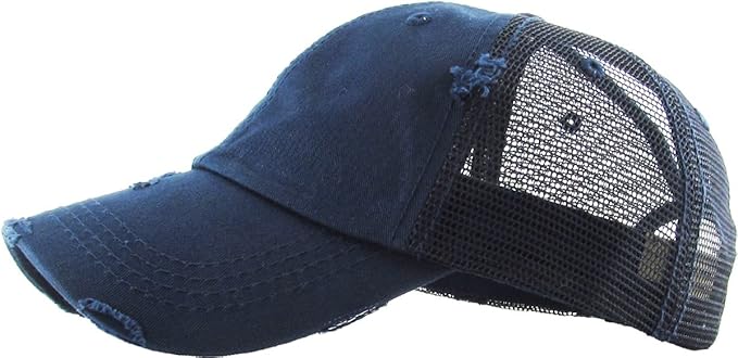 Classic Plain Ponytail Messy High Bun Headwear Adjustable Cotton Trucker Mesh Glitter Hat Baseball Cap