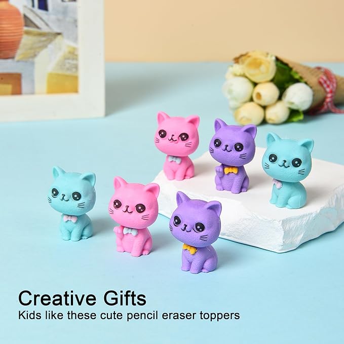 HILAZA 18Pcs Pencil Top Erasers - Image 6