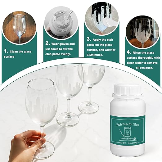 Glass Etch Paste Kit - 300g - Image 5