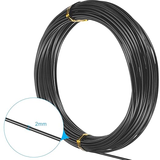 TecUnite Aluminum Craft Wire for Sculpting Armature Bendable Craft Wire for DIY - Image 2