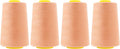 Mandala Crafts 4 Pack of Serger Threads Cones Spools by MandalaCrafts