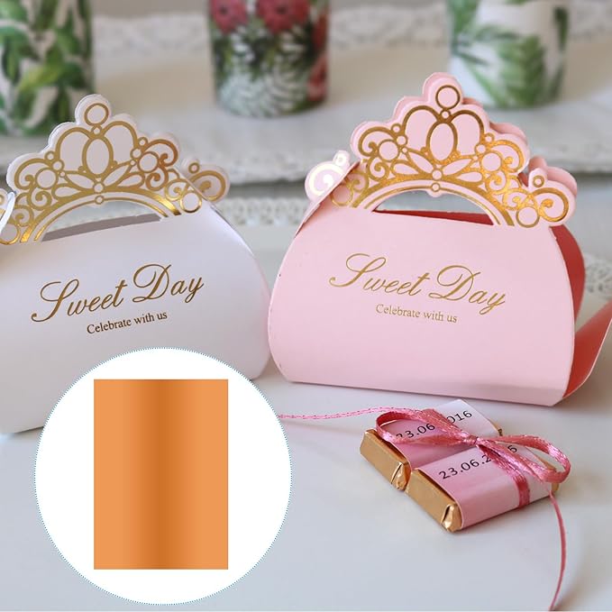PATIKIL 11.7x8.3" Hot Stamping Foil Paper Sheet, 20 Sheets A4 Heat Transfer Hot - Image 5