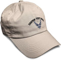 Speedy Pros Soft Baseball Hat Embroidered Dad Hat Air Force Emblem Embroidery Men & Ladies Baseball Cap Cotton