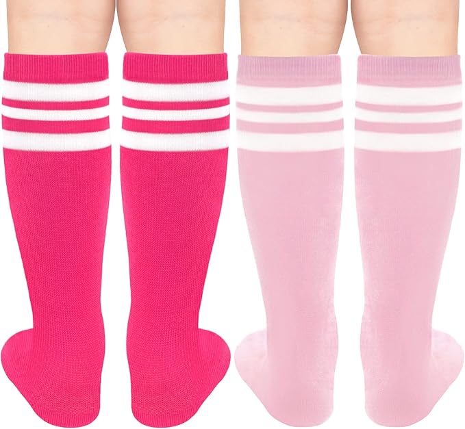 qikqik Toddler Soccer Socks Kids Soccer Socks Boys Baseball Sock Youth Football Sock Girls Softball Accessories Team Sports