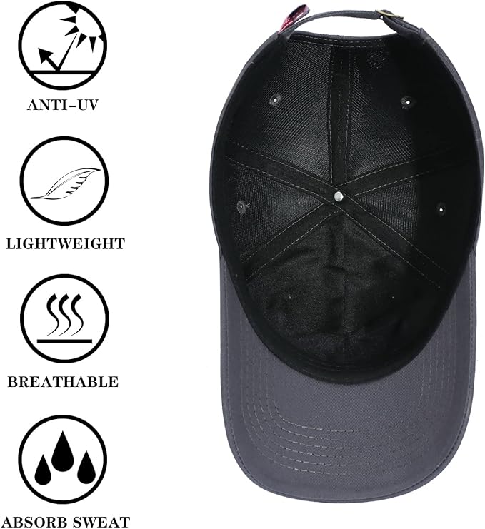 IIN American Flag Baseball Cap for Men Women Low Profile USA Army Tactical Operator Military Plain Dad Hat