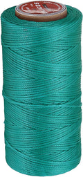 uxcell Flat Leather Sewing Waxed Thread, 140m / 153 Yards Polyester Wax String by uxcell