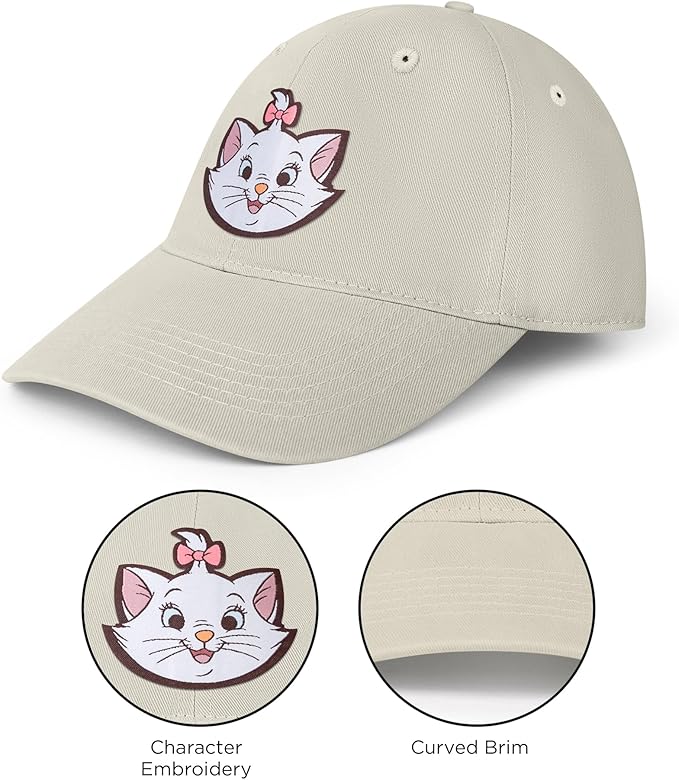Disney Adult Baseball Cap, The Aristocats, Marie Adjustable Dad Hat