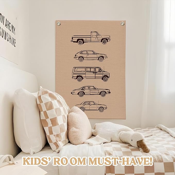 Toddler Boy Room Decor, Cars Room Decor - Image 5