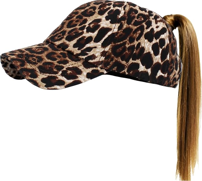Classic Plain Ponytail Messy High Bun Headwear Adjustable Cotton Trucker Mesh Glitter Hat Baseball Cap