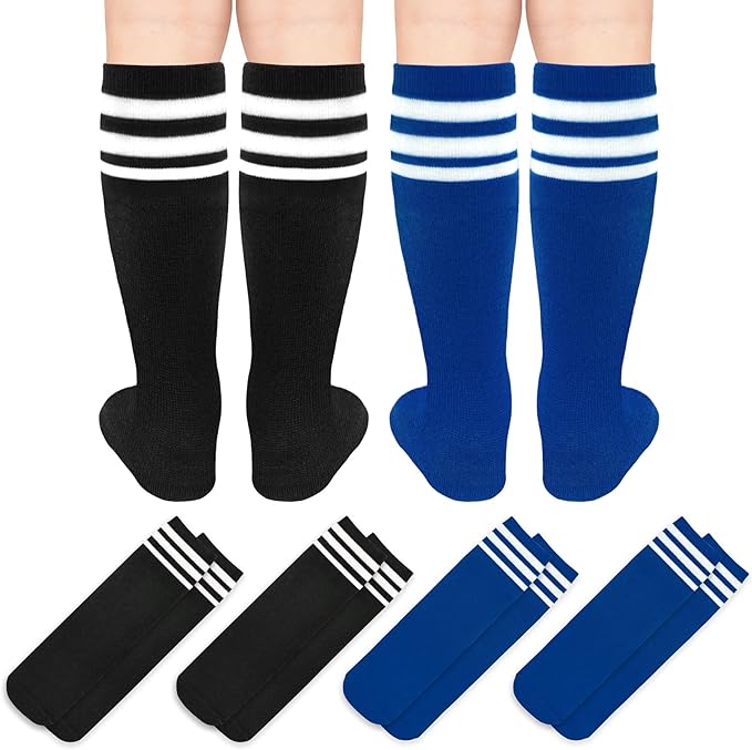 Olreco Toddler Soccer Socks Kids Baseball Socks Youth Softball Sock for Girls Boys Football Sock Boys Athletic Accessories