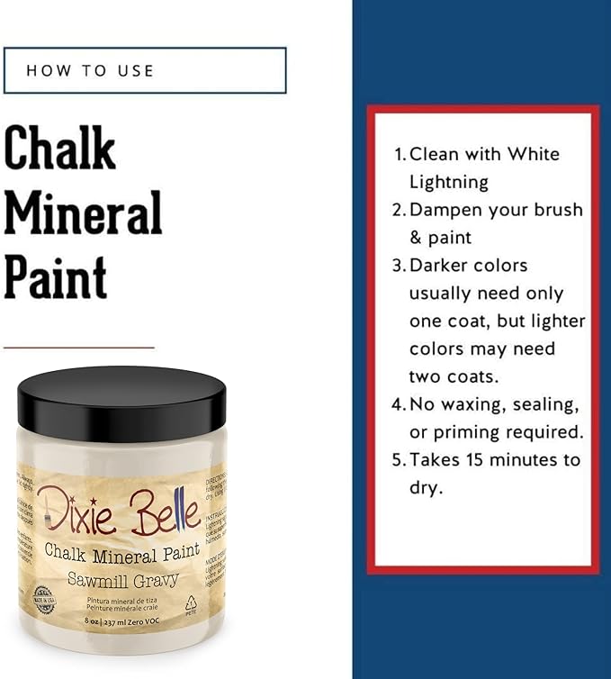 Dixie Belle Paint Company Chalk Finish Furniture Paint - Image 3