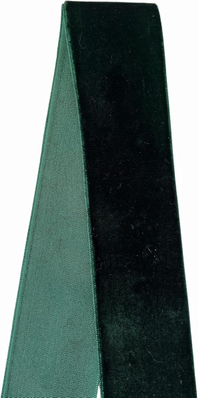 Hunter Green Velvet Ribbon, 1 1/2-Inch by 25-Yard Spool - Image 6