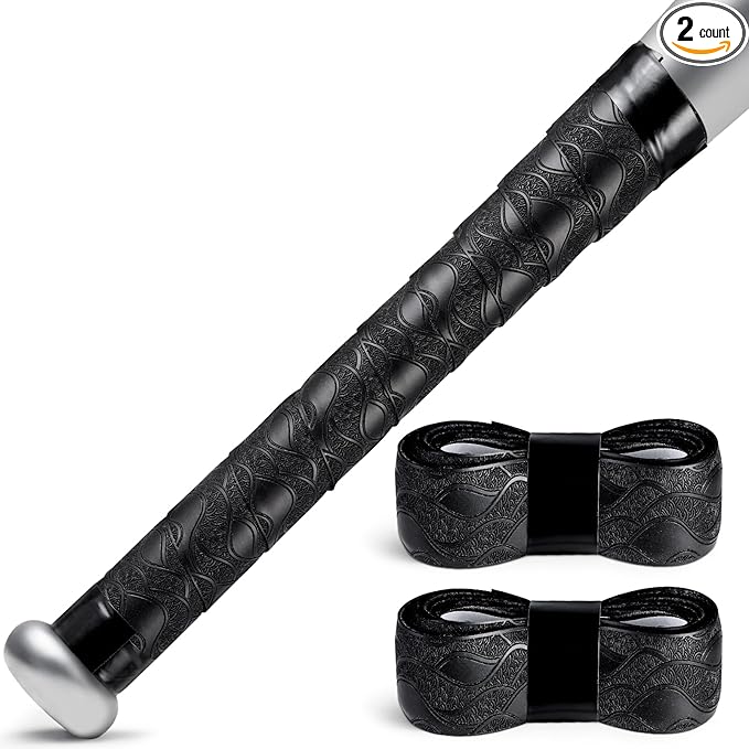 Baseball Bat Grip Tapes 1.5mm Precut and Full Adhesive Softball Grip Tape,Non-Slip Baseball Bat Wrap Tape Religious Cricket Batting Tape Replacement